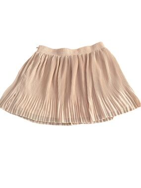 L.A. Hearts Blush Pink Pleated Mini Skirt Lined - Size Large